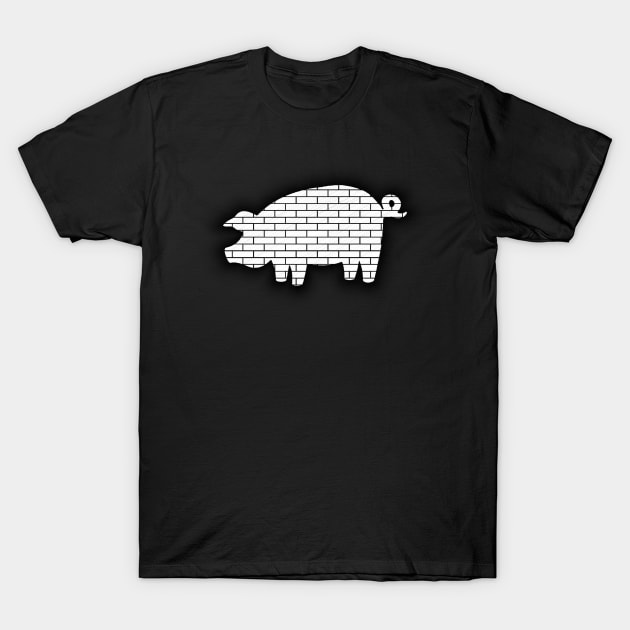 Brick Pig- Regular T-Shirt by Veraukoion